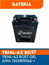 BATERIA YB14L-A2 BOST GEL AH14 134X89X166-+