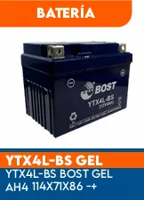 BATERIA YTX4L-BS BOST GEL AH4 114X71X86-+