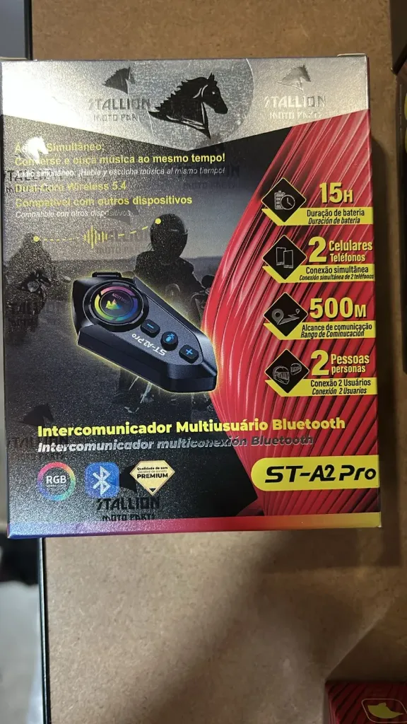 Intercomunicador Stallion A2 Pro 