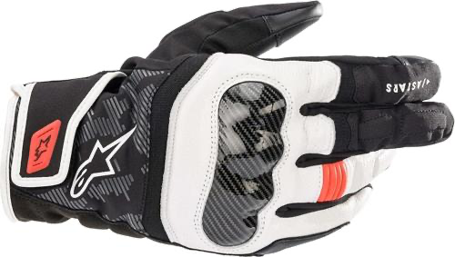 Guante alpinestar negro con rojo